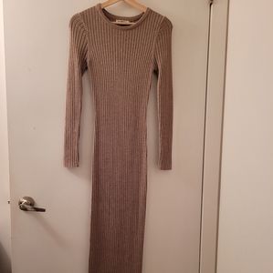 Tan maxi dress